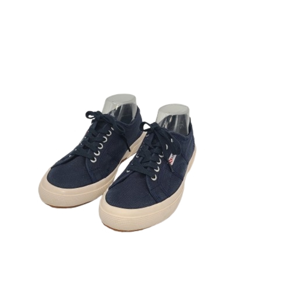 Superga Classic Canvas Sneakers Unisex Navy Blue Women's Size 10 Men's size 8.5 - Picture 2 of 12